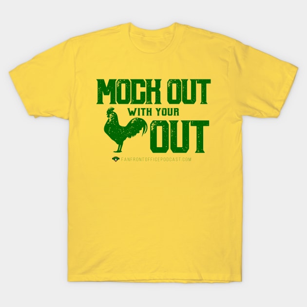 Mock Out Fantasy Draft (Green) T-Shirt by Fantasy Front Office